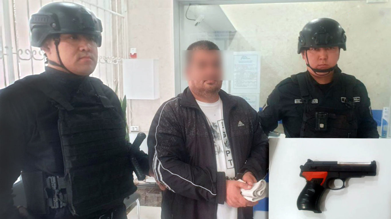 Тошкентда номаълум шахс банкни ўмармоқчи бўлди