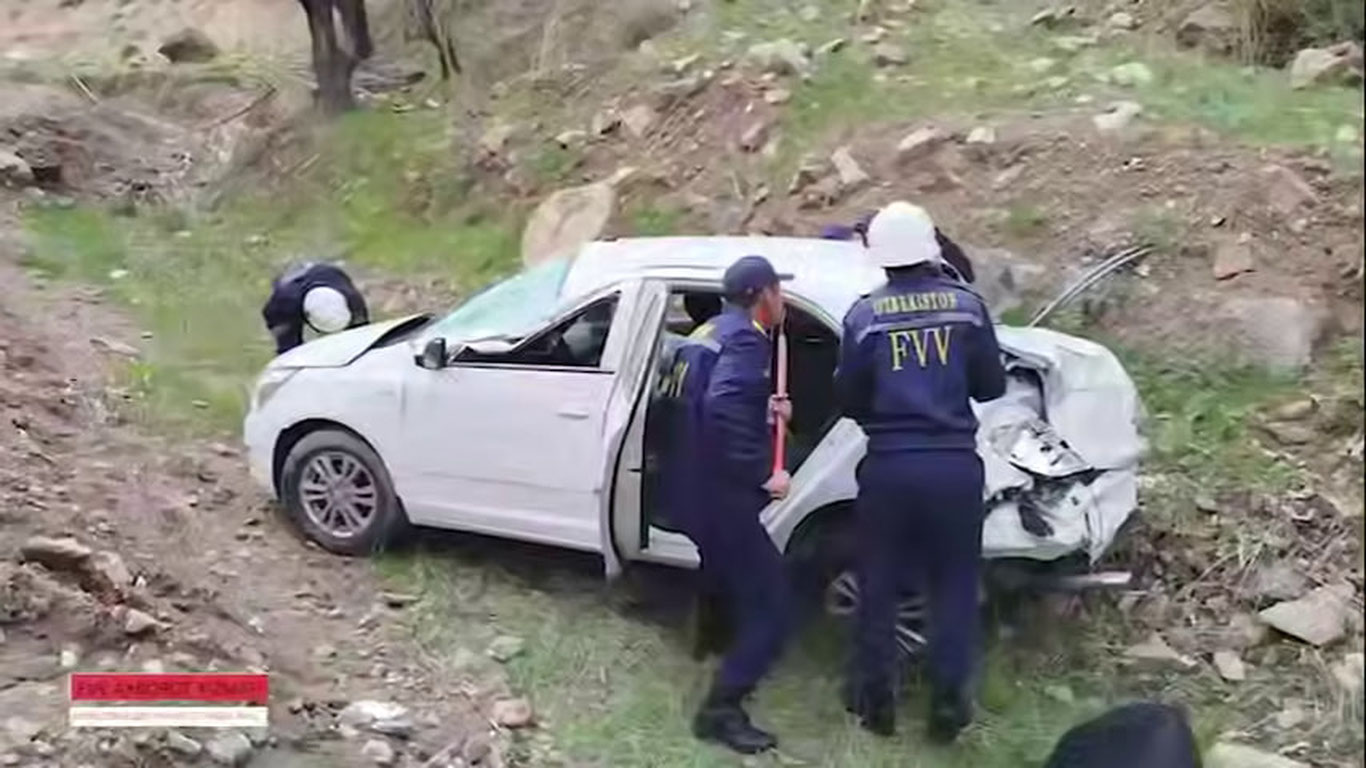 Қамчиқда Cobalt хандаққа тушиб кетди