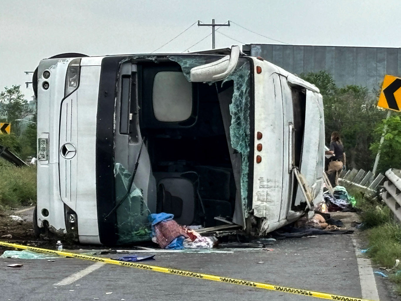 Мексикада автобус ҳалокати 11 кишининг ҳаётига зомин бўлди