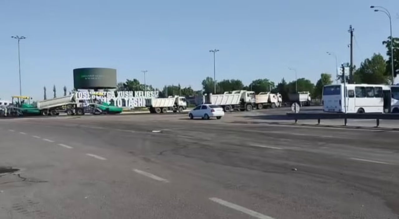 Тошкентда “Роҳат” айланма йўли вақтинча ёпилди