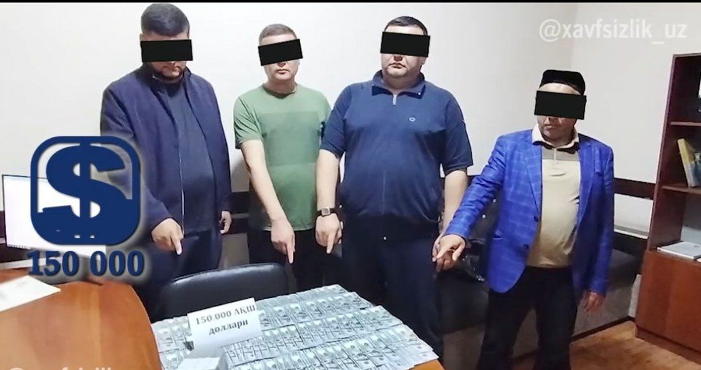 Andijonda hokim o‘rinbosari, Toshkent viloyatida Pensiya jamg‘armasi bo‘lim boshlig‘i qo‘lga olindi