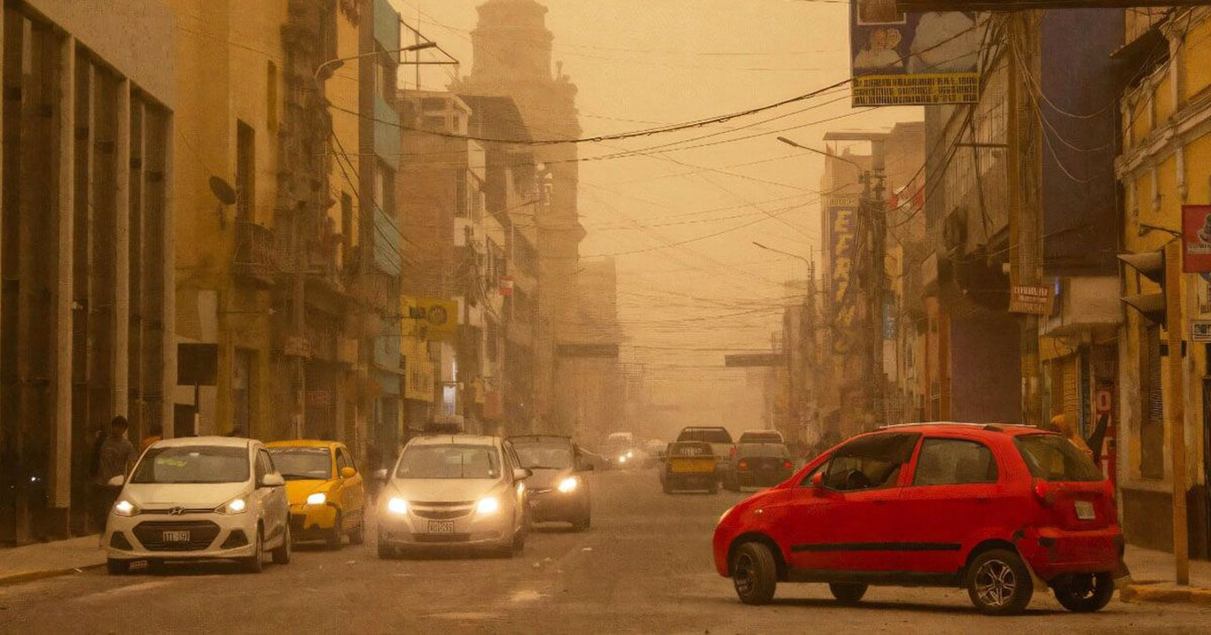 Kuchli qum bo‘roni Peruda hayot tarzini izdan chiqardi