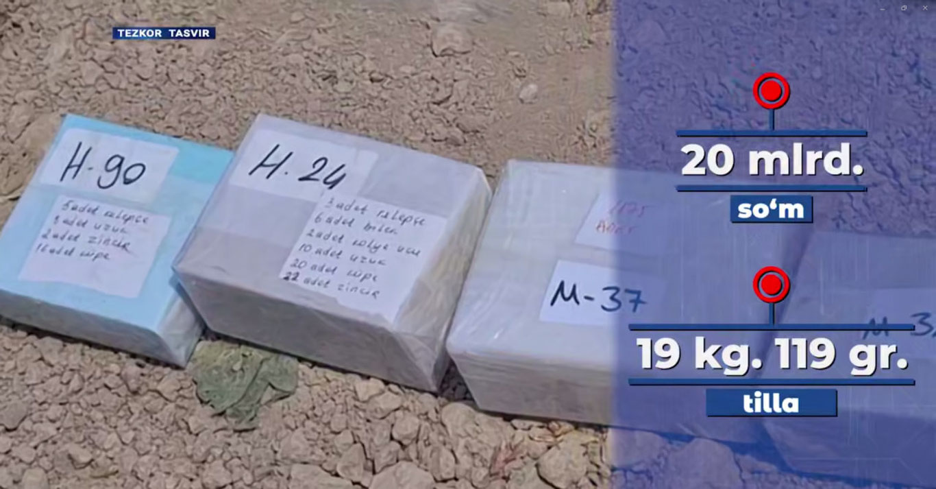 Farg‘onada Qirg‘izistondan noqonuniy olib kelingan 19 kg tilla buyumlar to‘xtatib qolindi