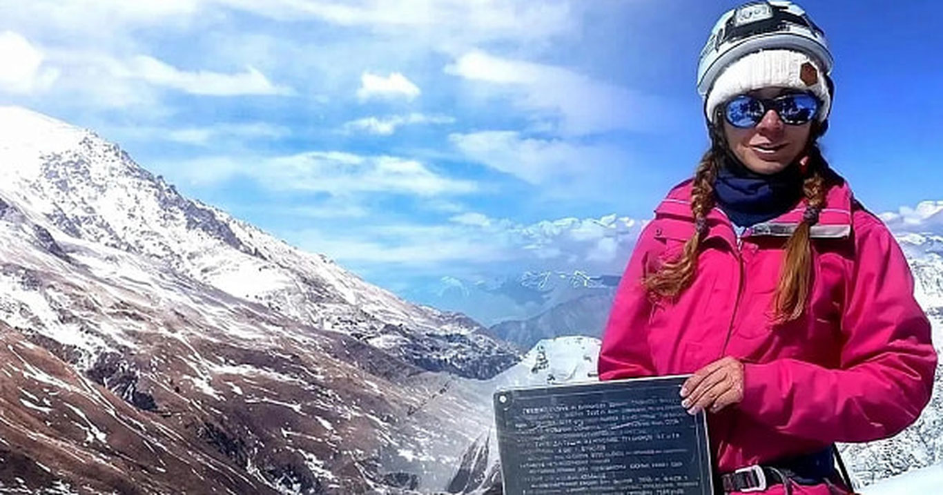 Rossiyalik alpinist Natalya Nagovitsinaning halok bo‘lgani rasman e’lon qilindi