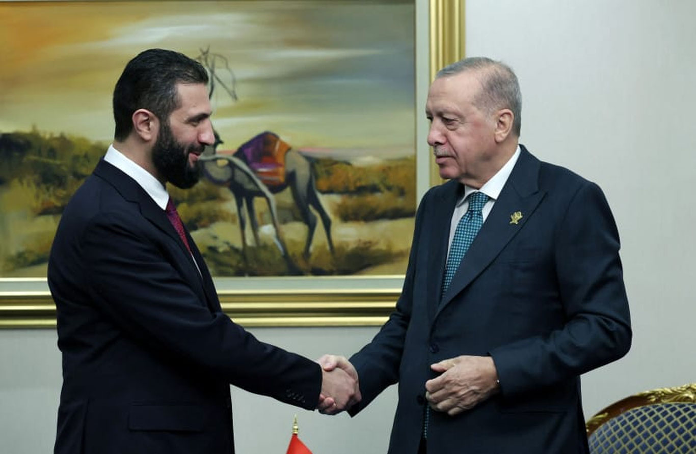 Erdo‘g‘an va Ahmad al-Sharaa Dohada uchrashdi
