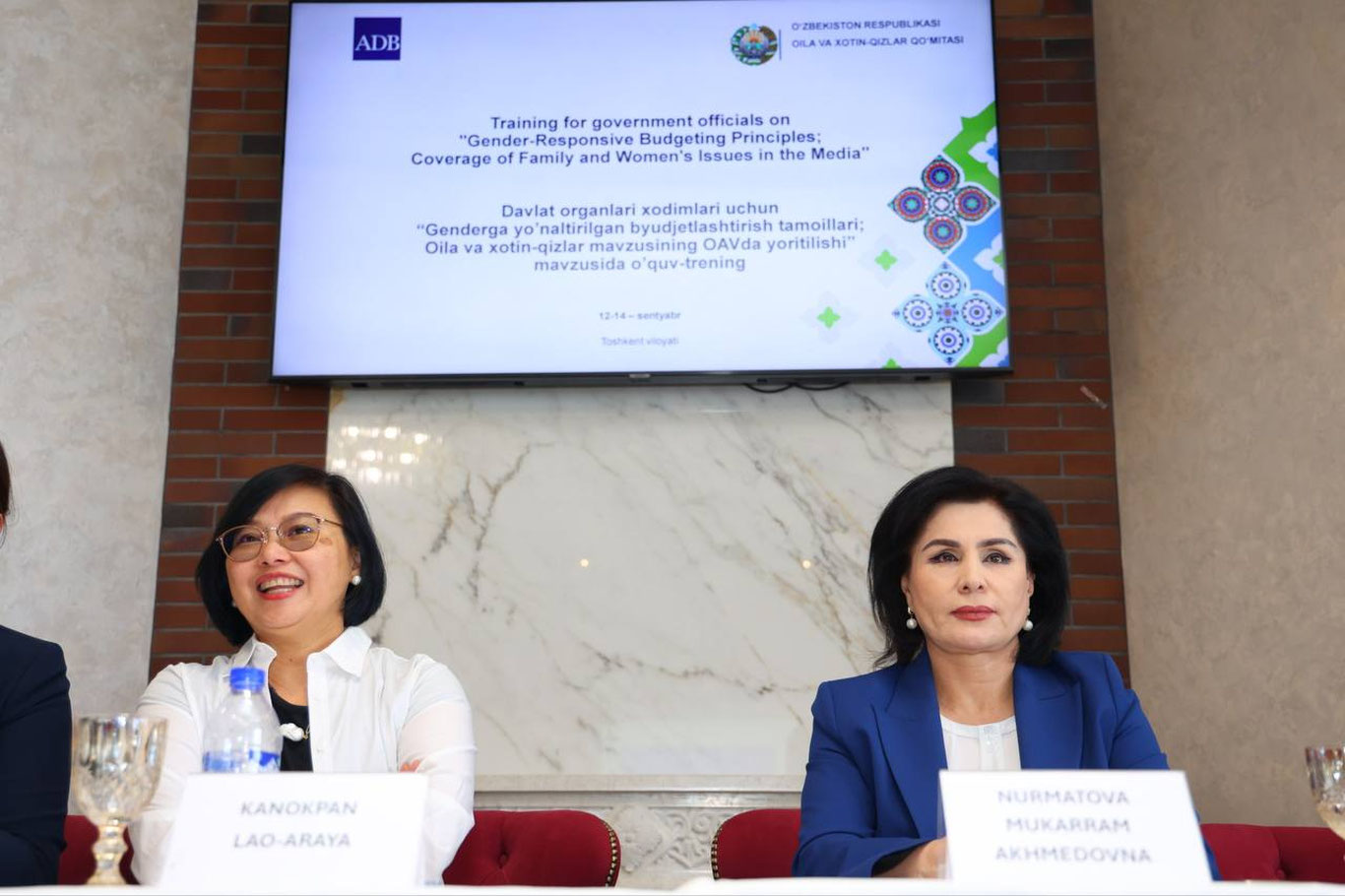 Bo‘stonliqda “Genderga yo‘naltirilgan byudjetlashtirish tamoyillari” mavzusida trening bo‘lib o‘tdi