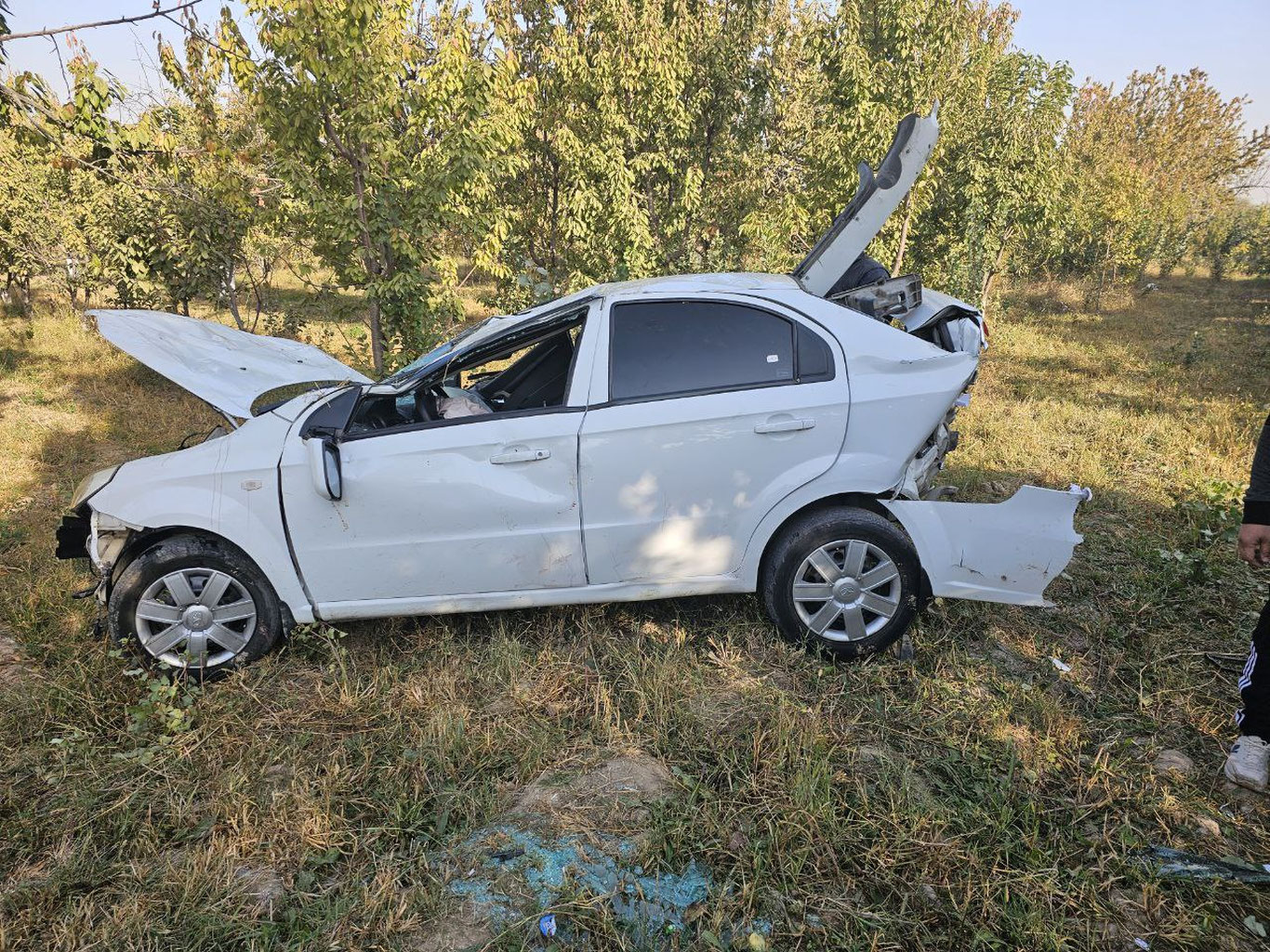 Zangiotada Nexia-3 pastlikka tushib ketdi