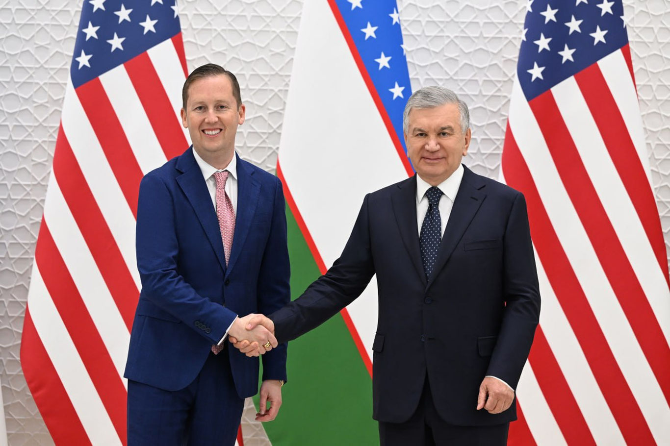 Shavkat Mirziyoyev AQSH delegatsiyasini qabul qildi