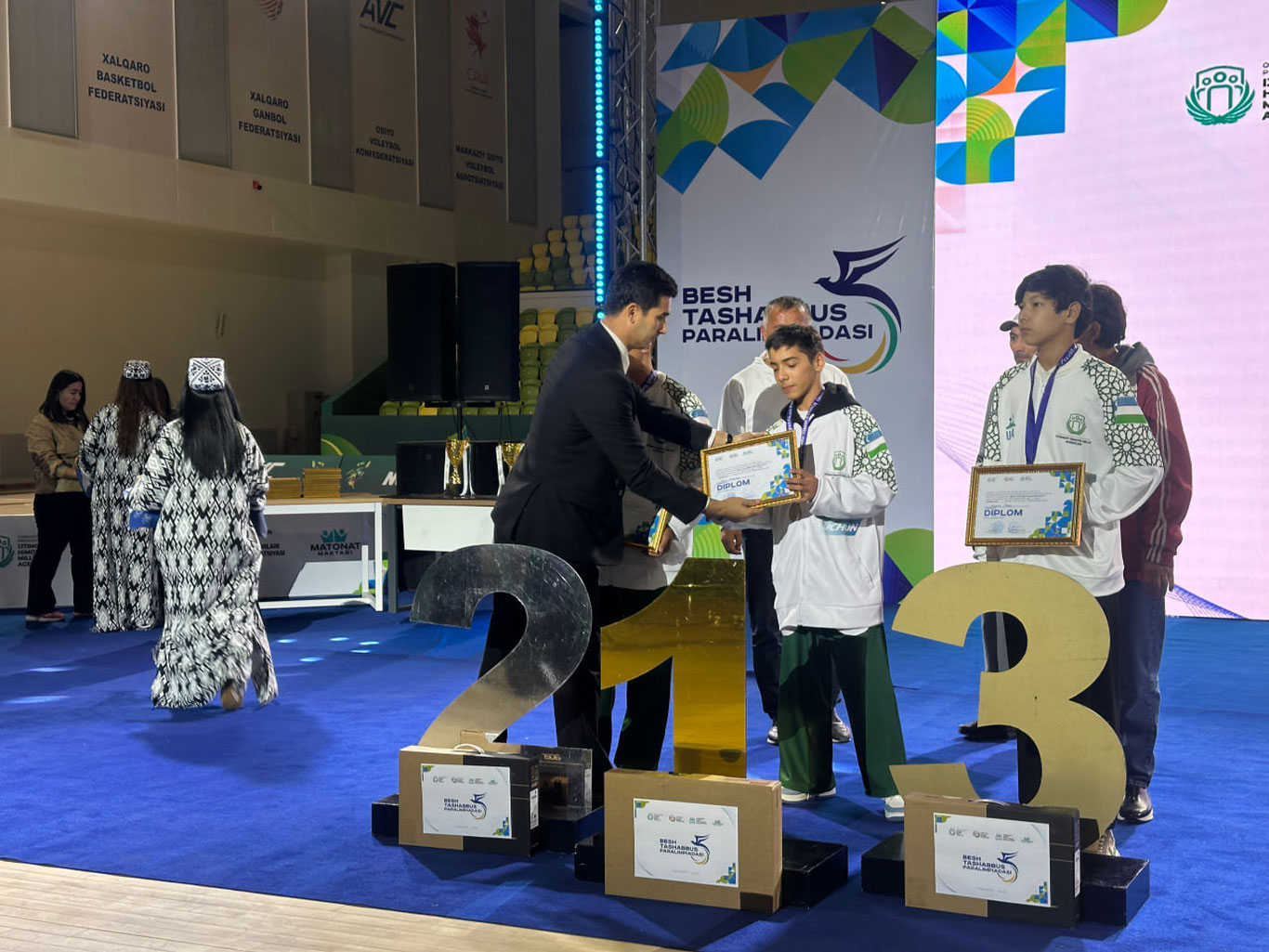 Беш ташаббус паралимпиядаси ғолиблари тантанали тарзда тақдирланди
