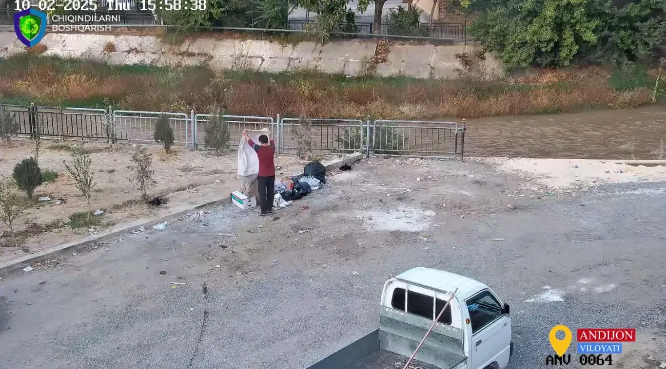 O‘zbekistonda chiqindilarni belgilanmagan joyga tashlash holatlari 10 mingga yaqinlashdi
