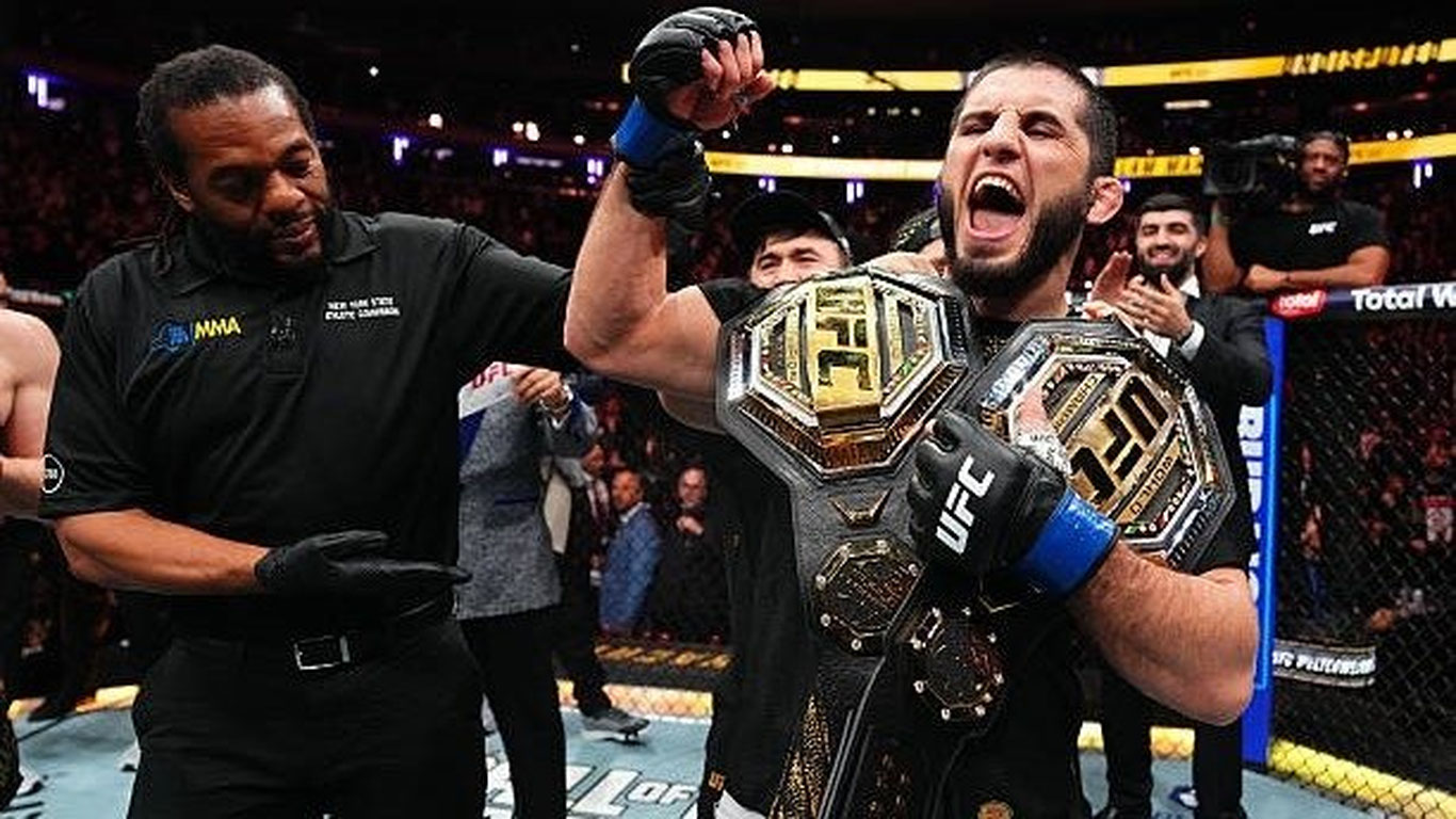 Ислом Махачев Маддалена устидан ишончли ғалаба қозонди