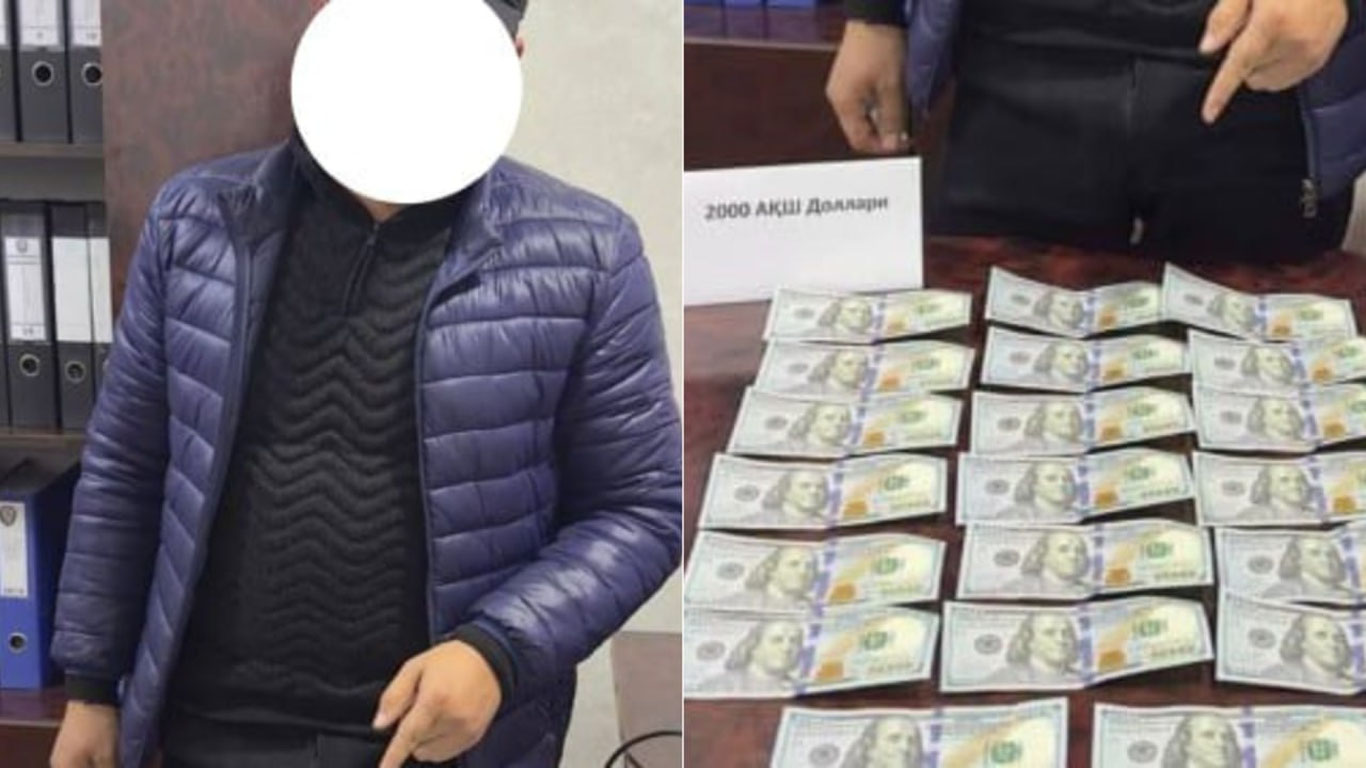 Наманганда “Энергосавдо” юрисконсульти 2000 доллар пора билан ушланди