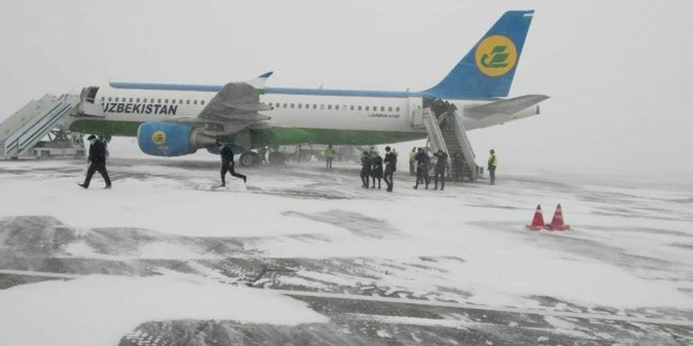 Қорли об-ҳаво сабаб Тошкент халқаро аэропортида айрим рейслар вақти ўзгариши мумкин