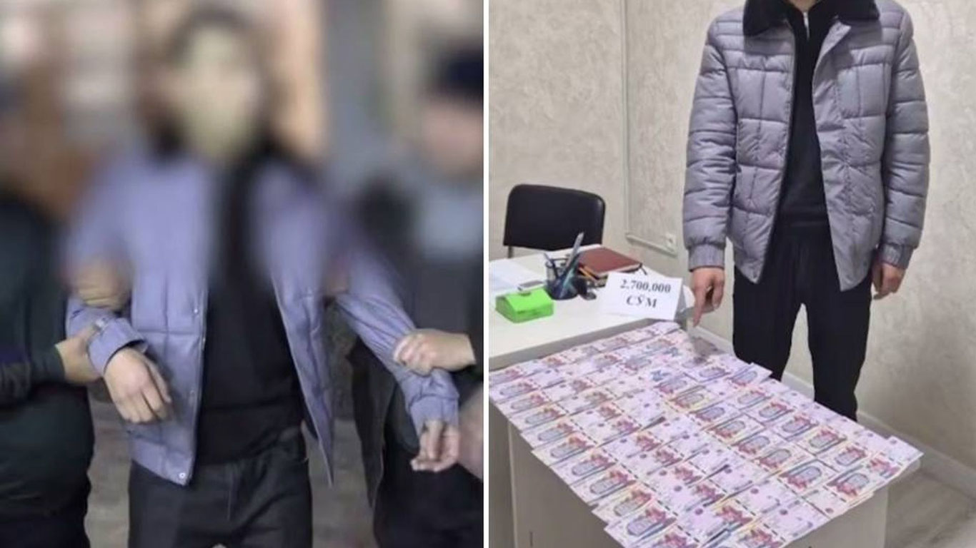 Андижонда ИИБ ходими ва олийгоҳ менежери пора билан ушланди