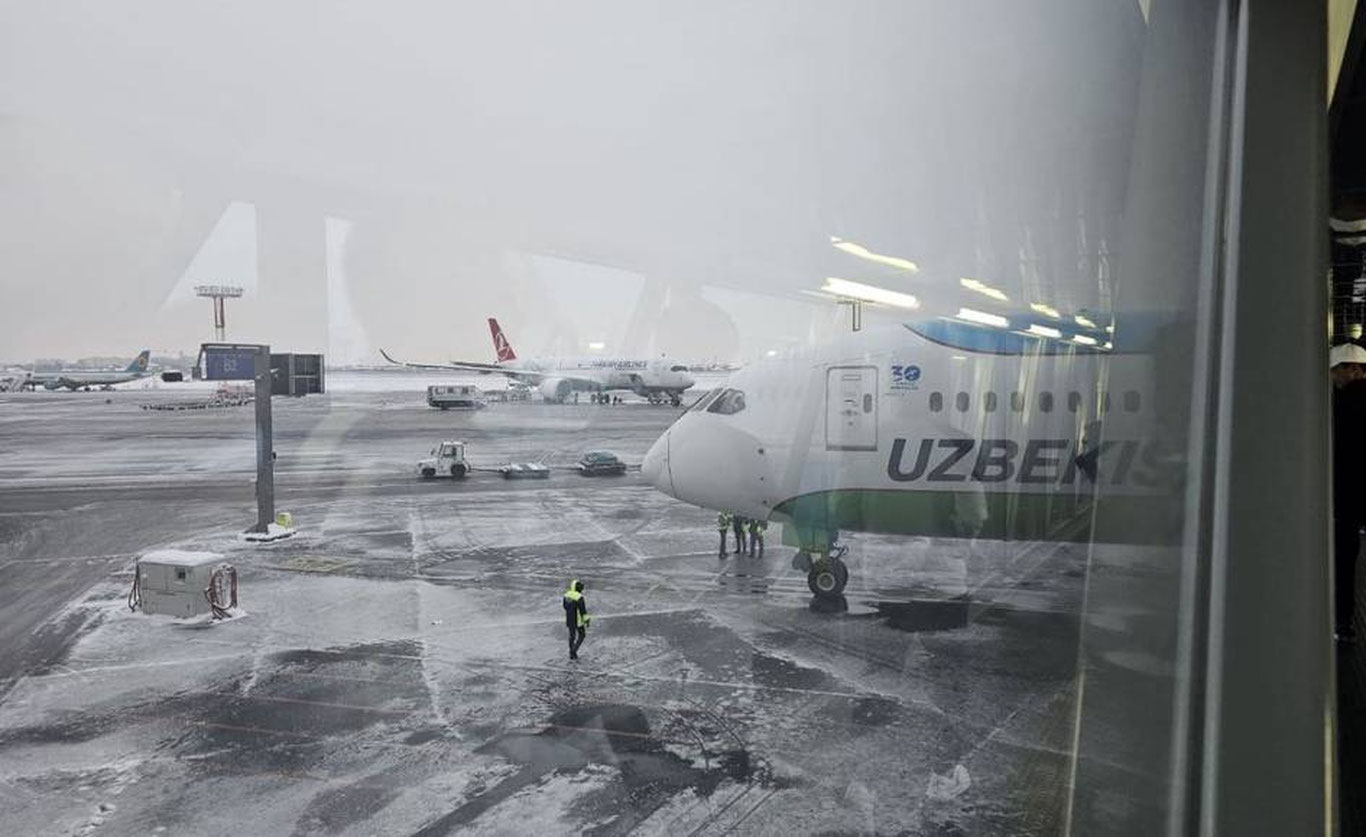 Farg‘ona vodiysida kuchli qor yog‘ishi sabab bir nechta aviareyslar muqobil aerodromlarga yo‘naltirildi