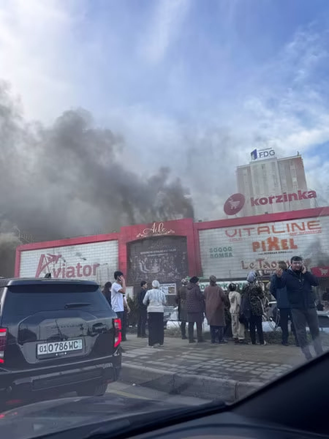 Авиатор савдо мажмуасидаги ёнғин юзасидан жиноят иши қўзғатилди