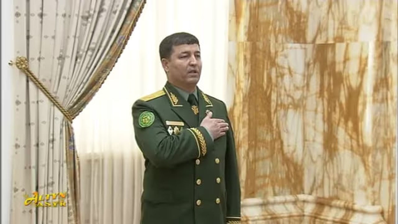 Туркманистон миллий хавфсизлик вазири лавозимидан озод этилди