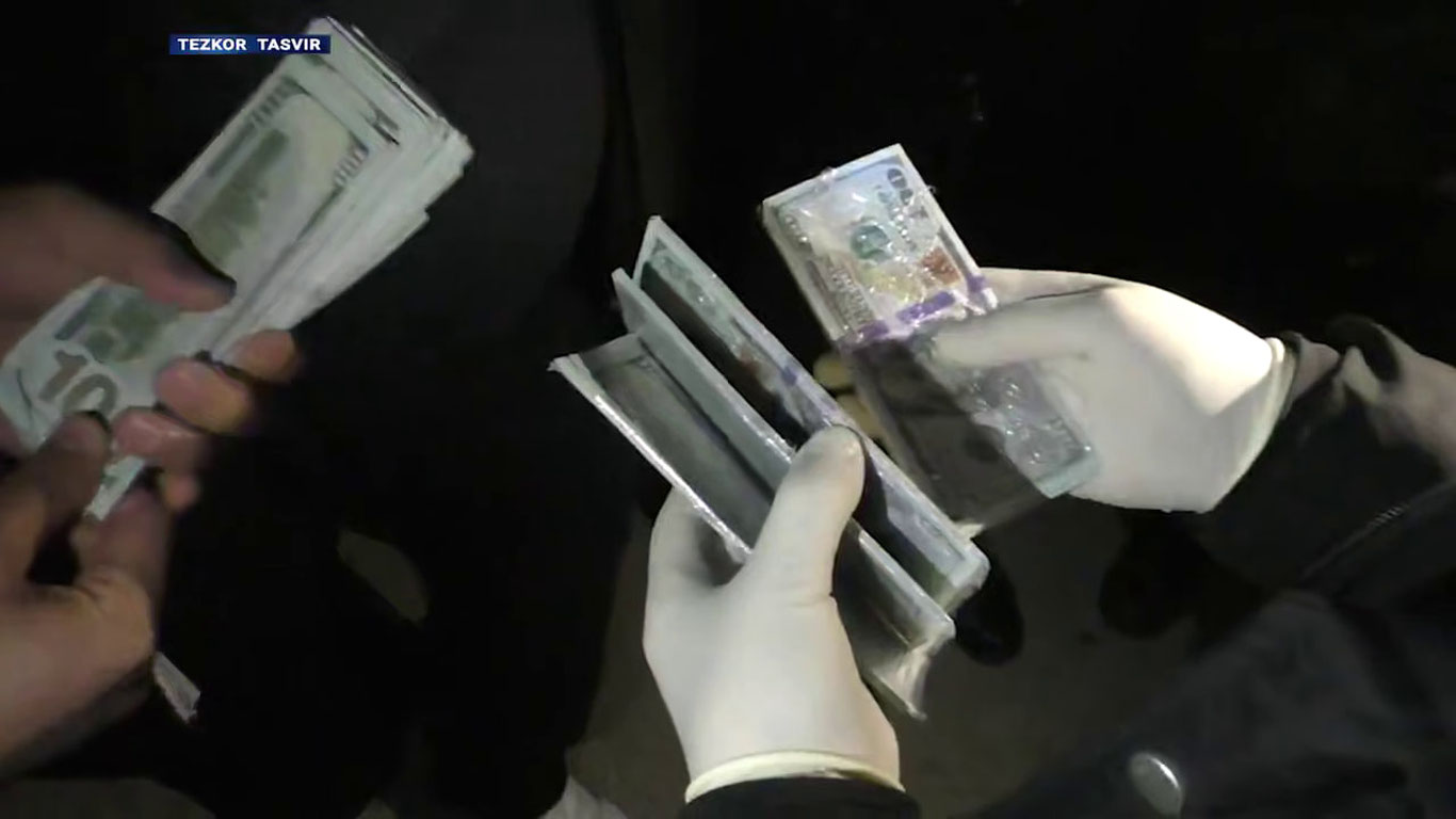 Навоий ва Тошкентда қалбаки пул сотувчилар ушланди