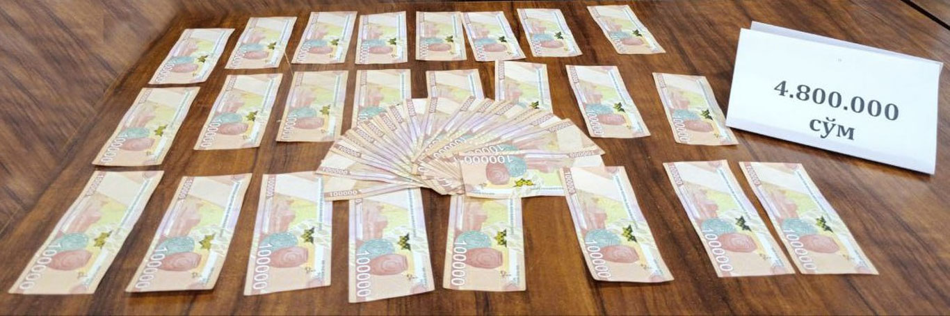 Жиззах вилоятида таълим соҳаси мансабдори пора олаётган вақтида қўлга тушди