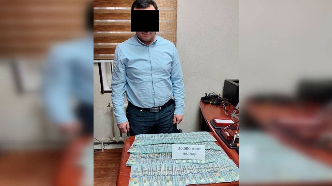 FVV xodimiga 30 ming dollar pora taklif qilgan tadbirkor qo‘lga olindi