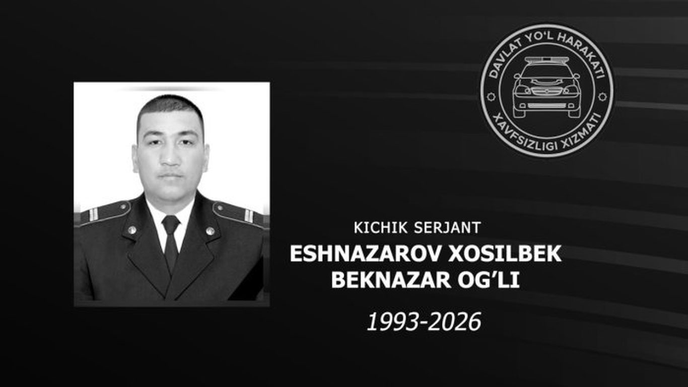 ЙТҲ оқибатида вафот этган кичик сержант Хосилбек Эшназаров "Жасорат" медали билан тақдирланди