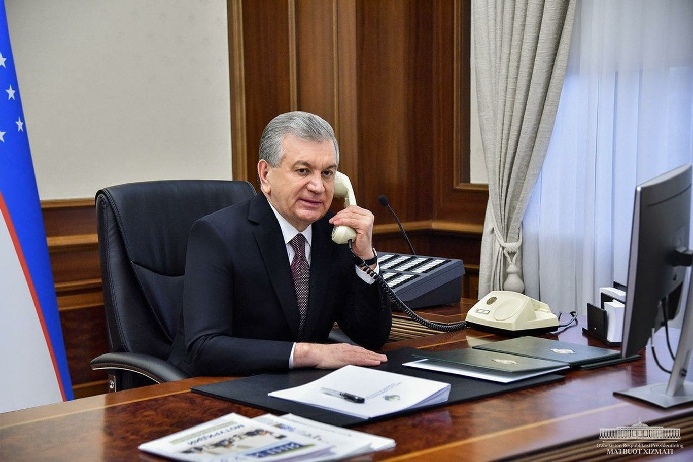 President Shavkat Mirziyoyev is going to Omon.
