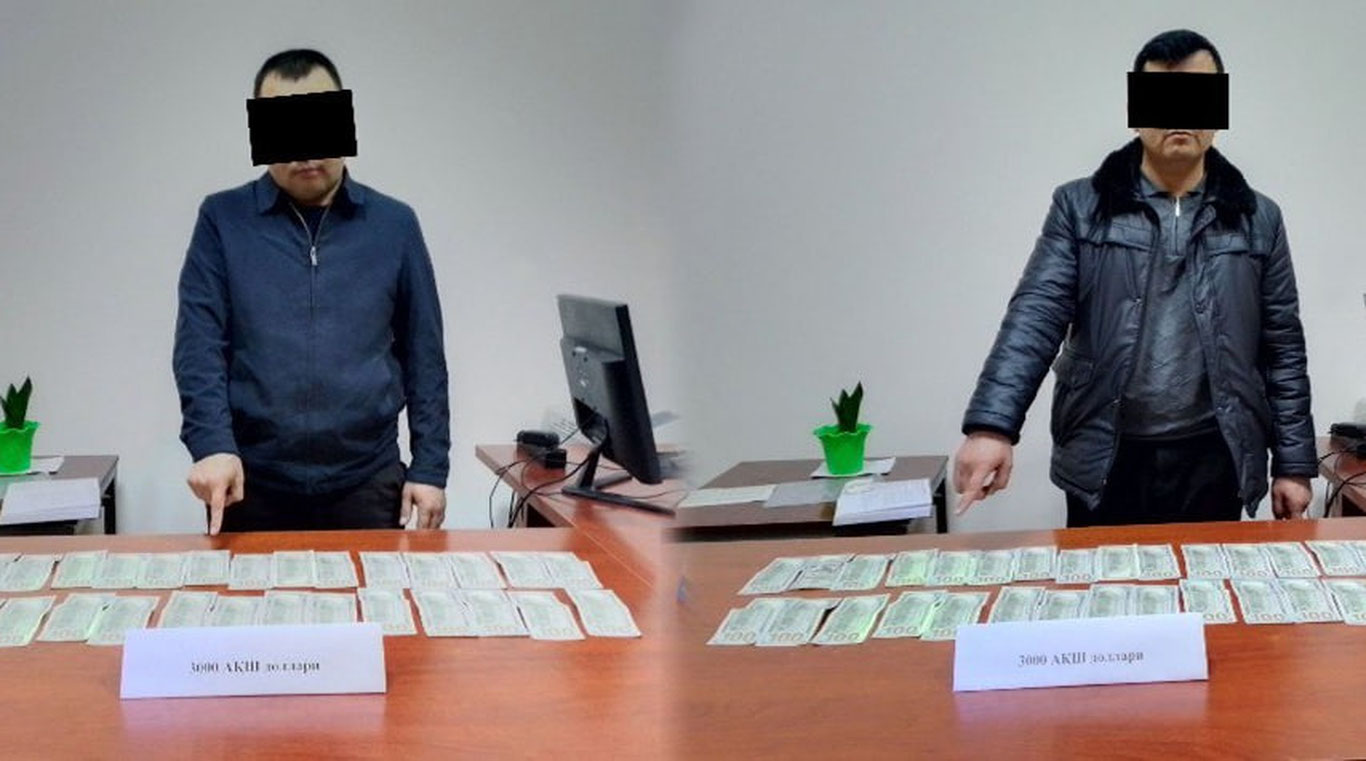 Жиззах ва Қорақалпоғистонда ҳокимият вакиллари пора билан қўлга олинди
