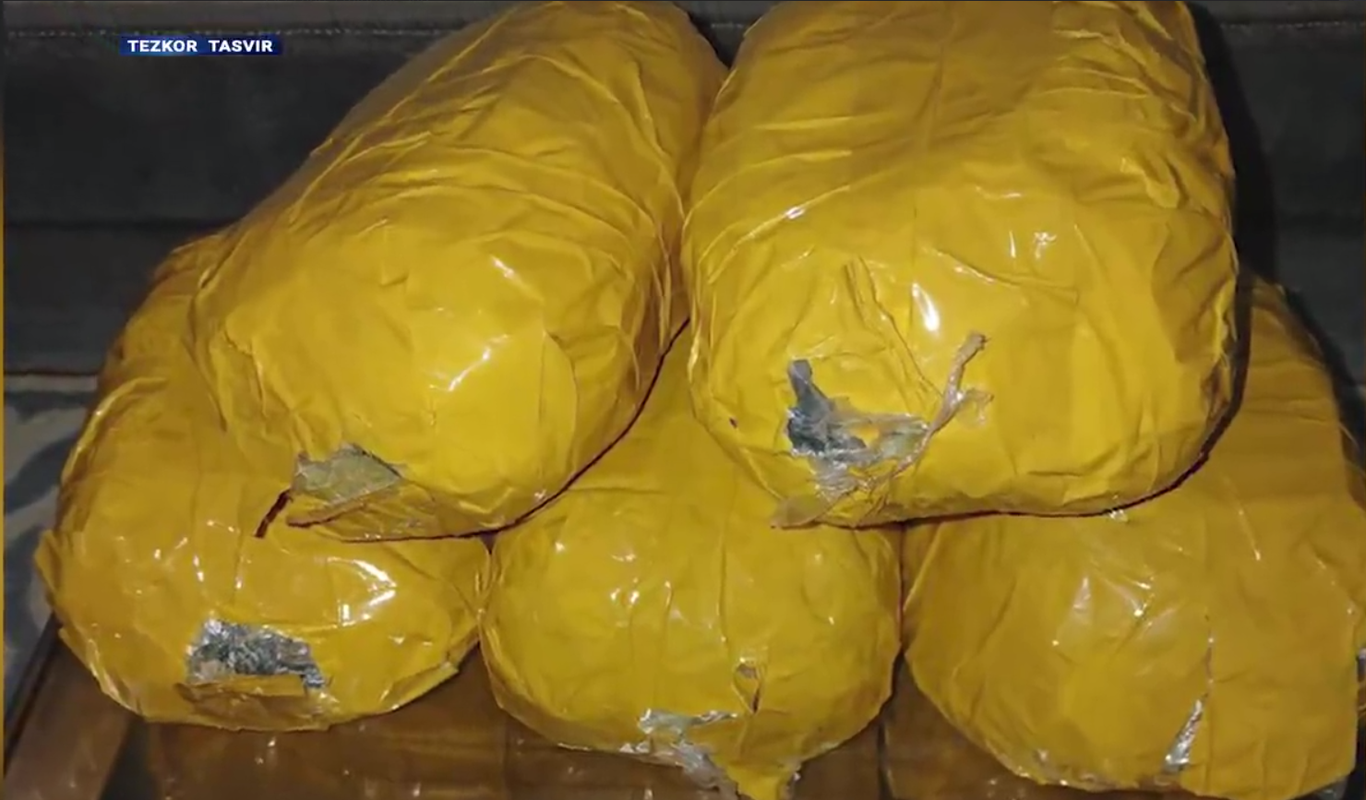 Afg‘onistondan olib kirilgan 4,5 kg gashishning savdosi to‘xtatildi