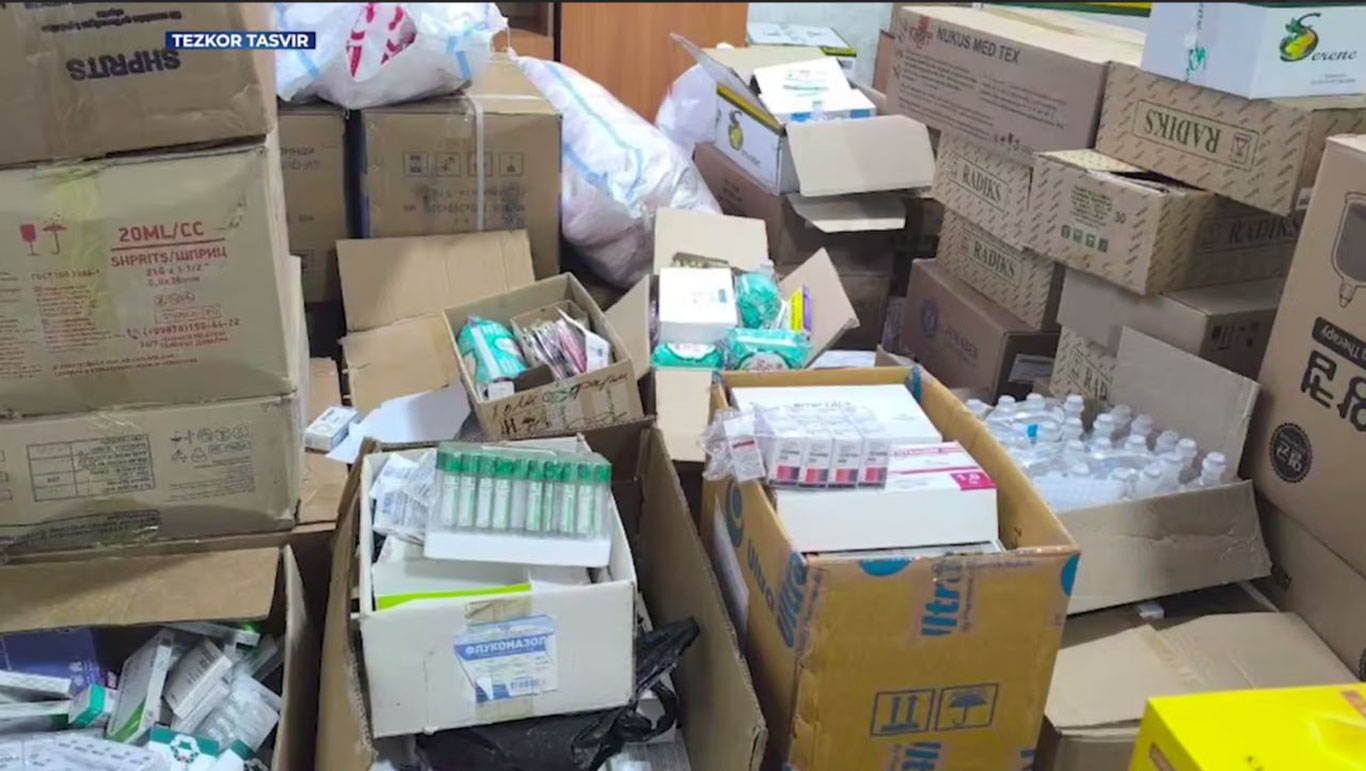 Ўзбекистоннинг учта ҳудудда минглаб контрафакт ва яроқсиз дори воситалари фош этилди