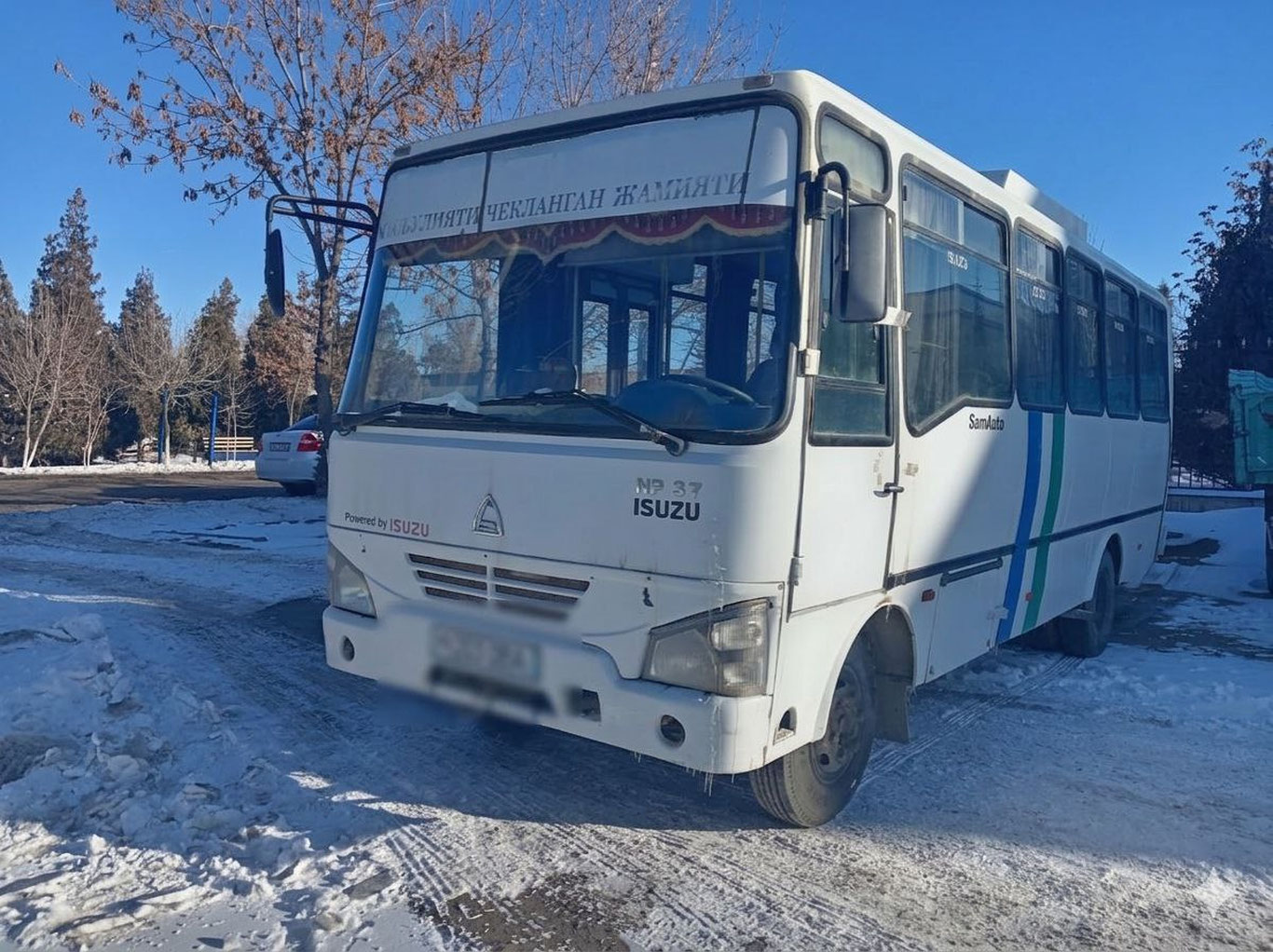 Ellikqalʼada Soliq qarzi sabab “ISUZU” sotilib ketdi