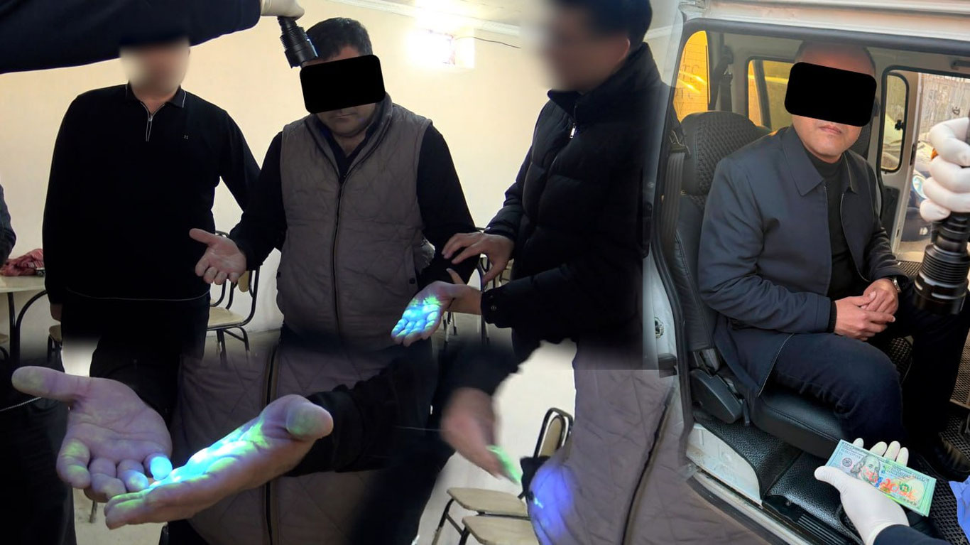 Қашқадарёда ҳоким ёрдамчиси ва шаҳар ҳокимлиги етакчи мутахассиси пора билан ушланди