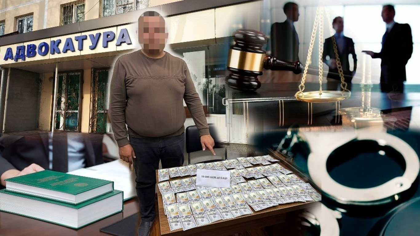 Тошкент вилоятида адвокат пора билан қўлга олинди