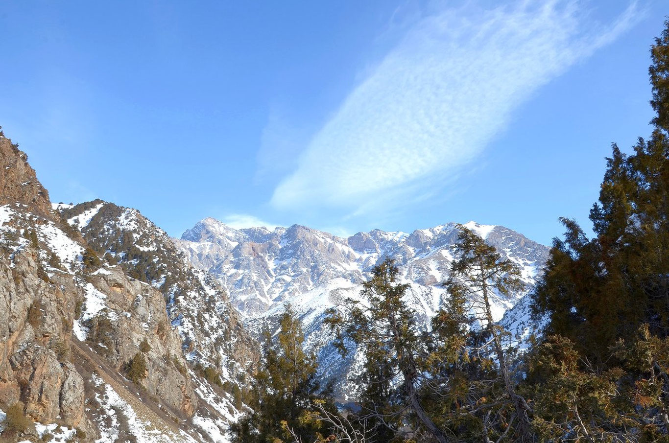 Ўзбекистоннинг тоғли ҳудудларида қор кўчиш хавфи эълон қилинди