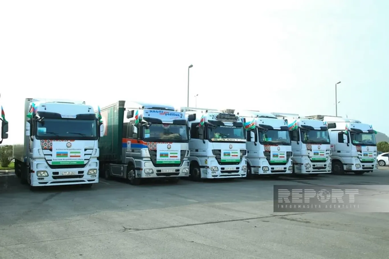 Ozarbayjon Eronga 200 tonna gumanitar yordam yubordi