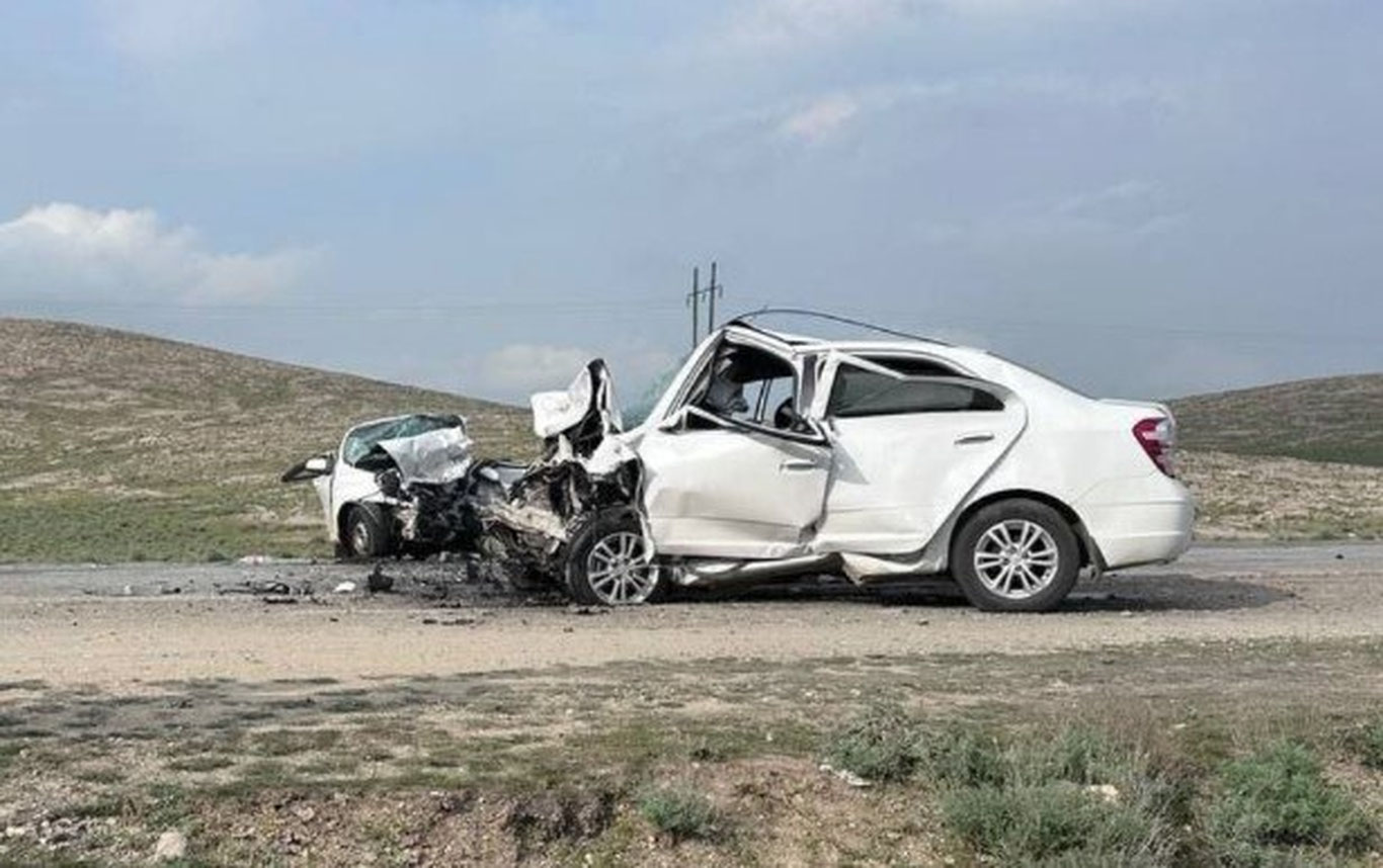 Jizzaxda Nexia va Cobalt to‘qnashuvi oqibatida 5 kishi halok bo‘ldi