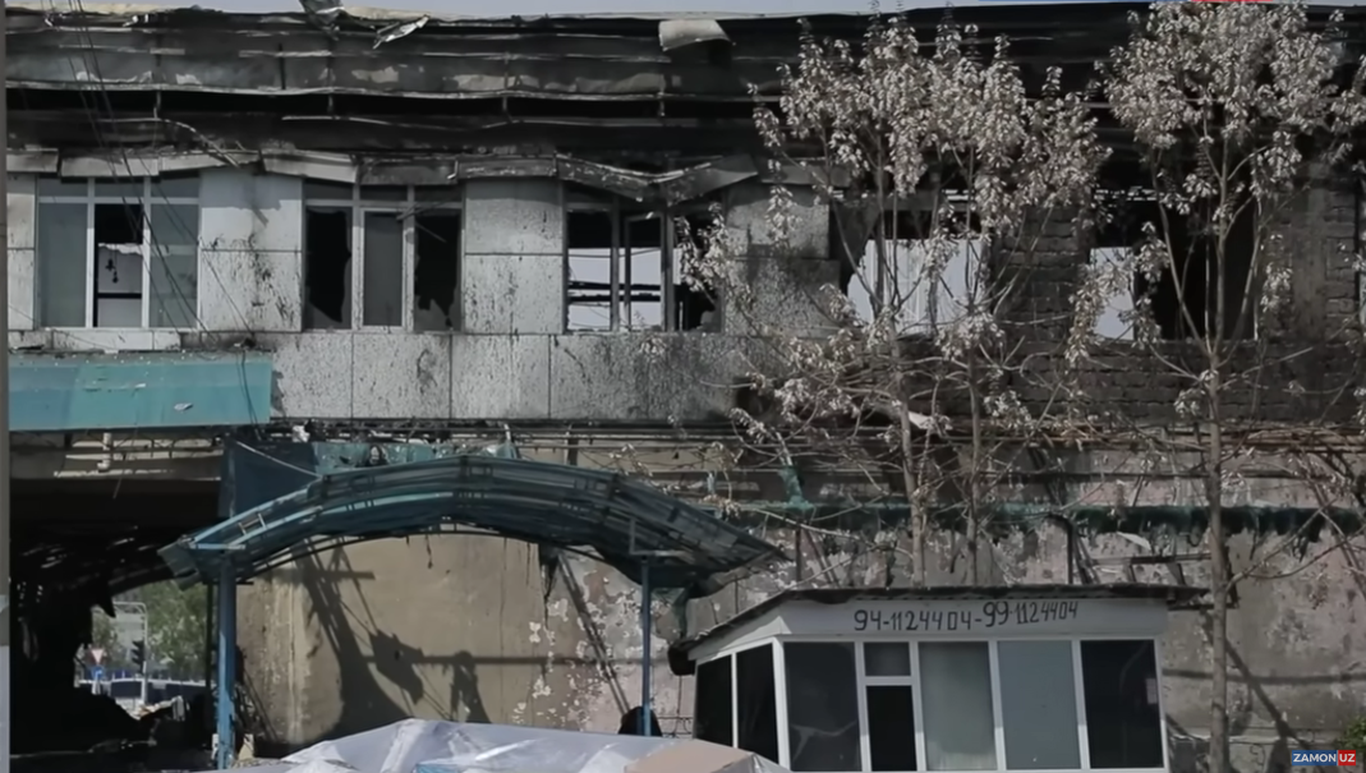 Toshkentdagi “Beshqo‘rg‘on” bozorida yong‘in xavfsizligi qoidalari buzilgani aniqlandi