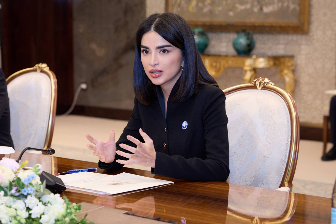 Саида Мирзиёева БМТнинг Наркотиклар ва жиноятчилик бўйича бошқармаси вакили билан учрашди