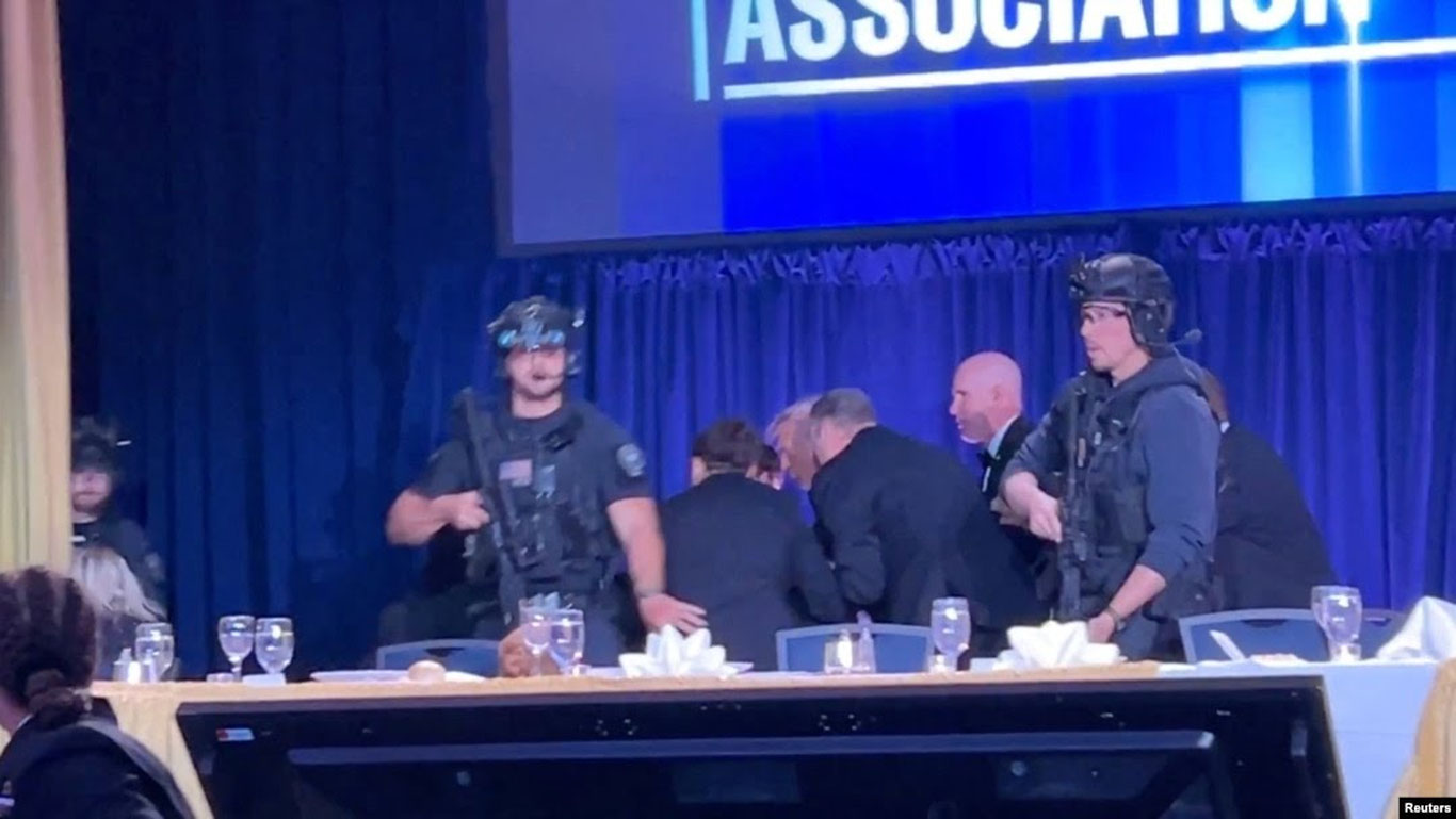 Vashingtonda Tramp ishtirok etgan tadbirda otishma yuz berdi