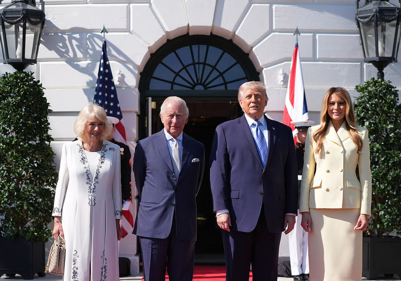 King Charles III arrived in the United States for a state visit.