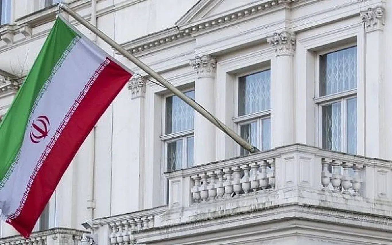 The Iranian embassy in London called on Iranians to "defend the homeland."