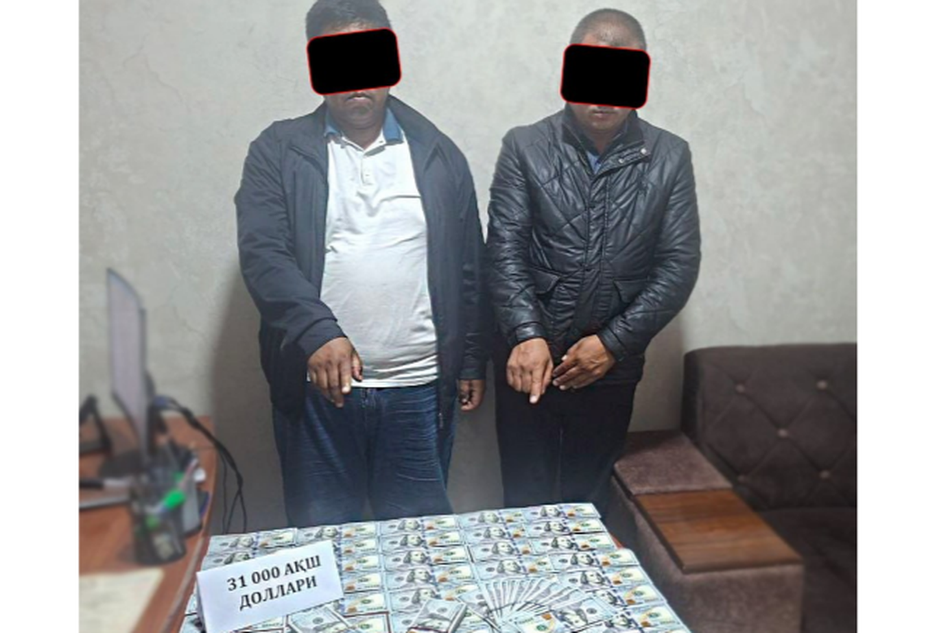 Andijonda mahalla raisi va hokim yordamchisi 31 ming dollar pora bilan ushlandi