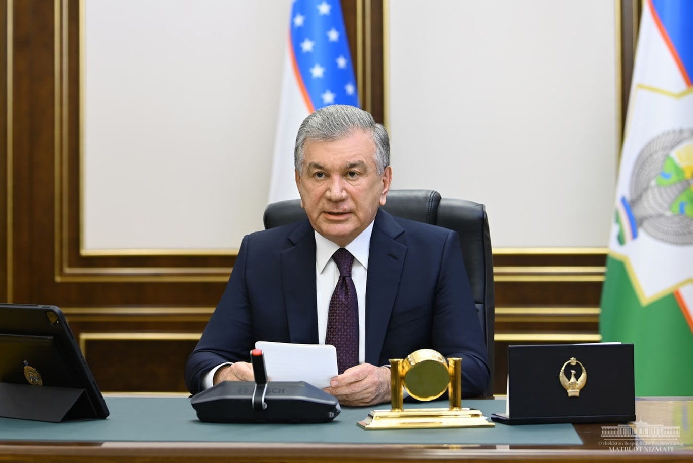 The President of Uzbekistan addressed the participants of the 29th Eurasian Economic Summit.
