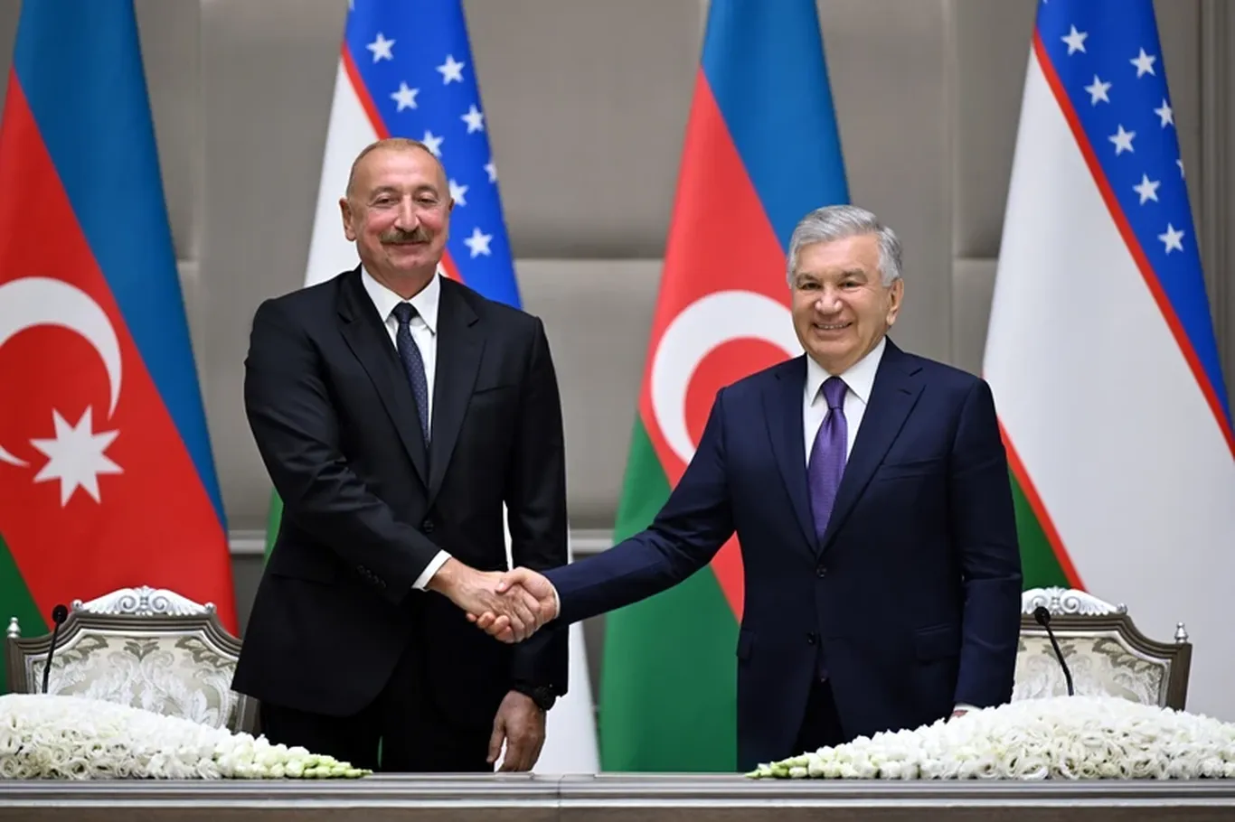 “Bugun biz butunlay boshqacha O‘zbekistonni ko‘rib turibmiz” — Ilhom Aliyev