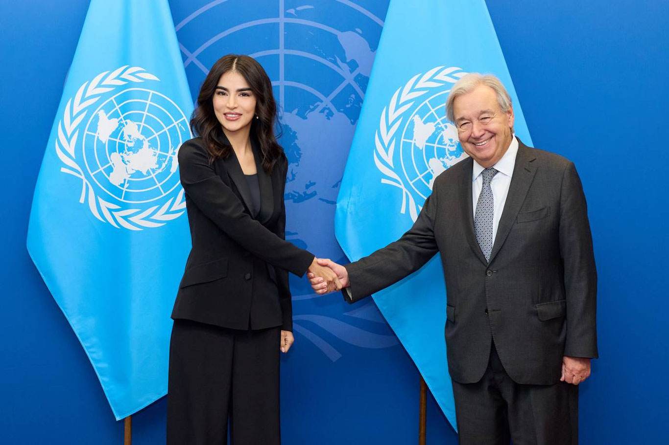 BMT bilan 166 ta qo‘shma loyiha: Saida Mirziyoyeva BMT Bosh kotibi bilan uchrashdi