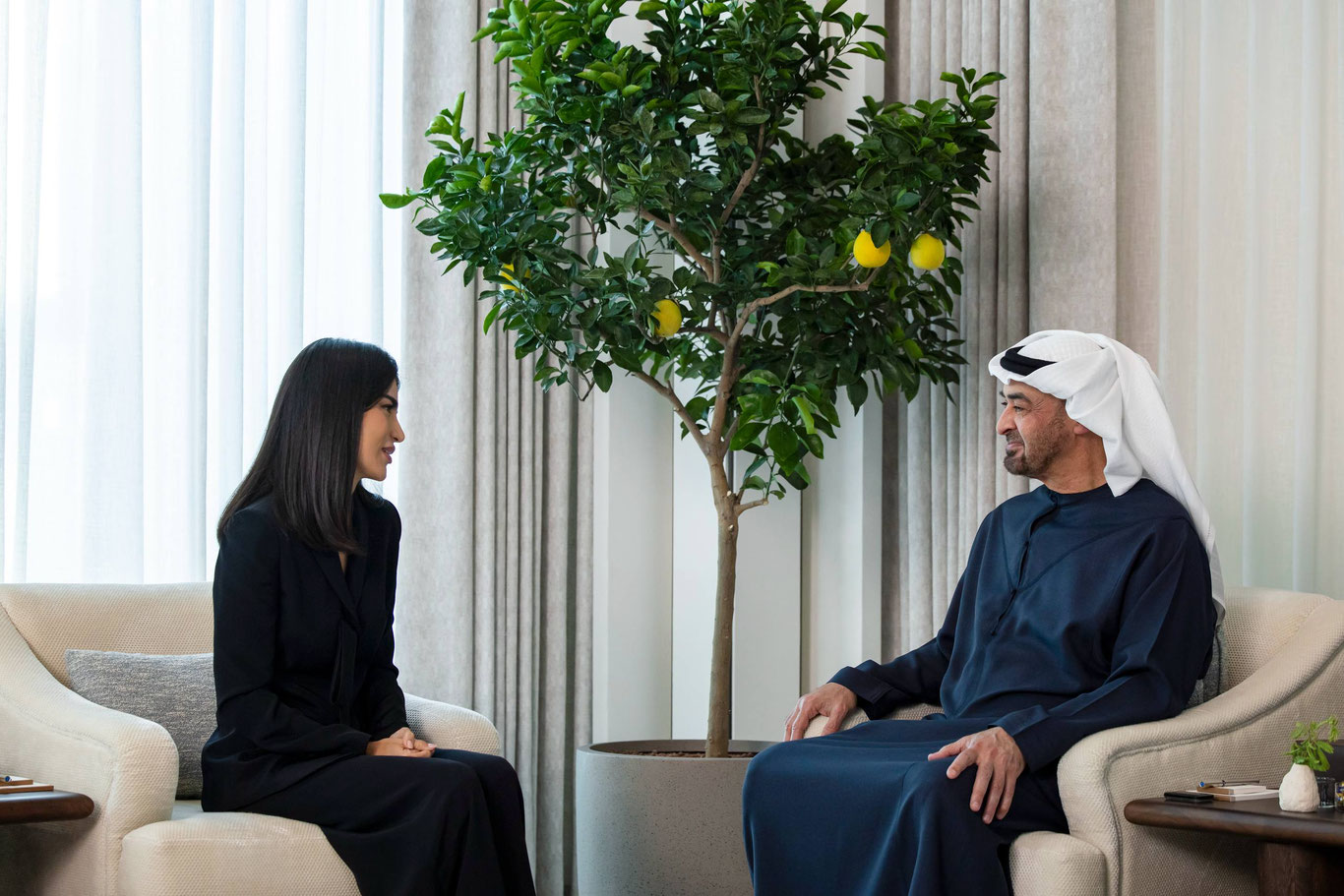 Saida Mirziyoyeva Abu-Dabida BAA Prezidenti bilan uchrashdi