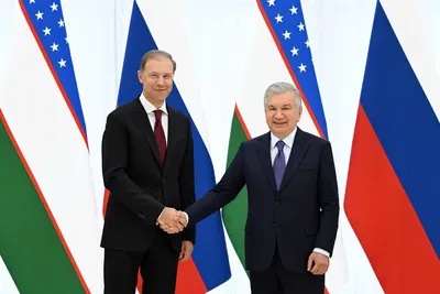 Президент Шавкат Мирзиёев Денис Мантуров бошчилигидаги Россия делегациясини қабул қилди