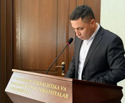 ЎзЖОКУда давлат тили ва ОАВ масъулиятига бағишланган диссертация ҳимоя қилинди
